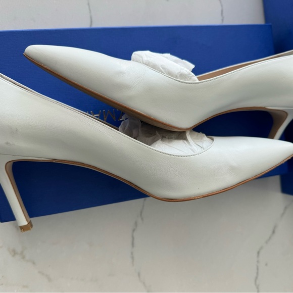 Stuart Weitzman White Heels - Picture 7 of 10